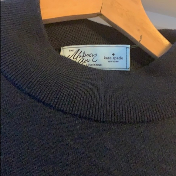 Kate Spade madison avenue jeweled Navy sweater s - Picture 2 of 8